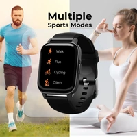 DEFY Space 1.69" HD Display Smartwatch - 1.69” inches HD Display, Black, Blue